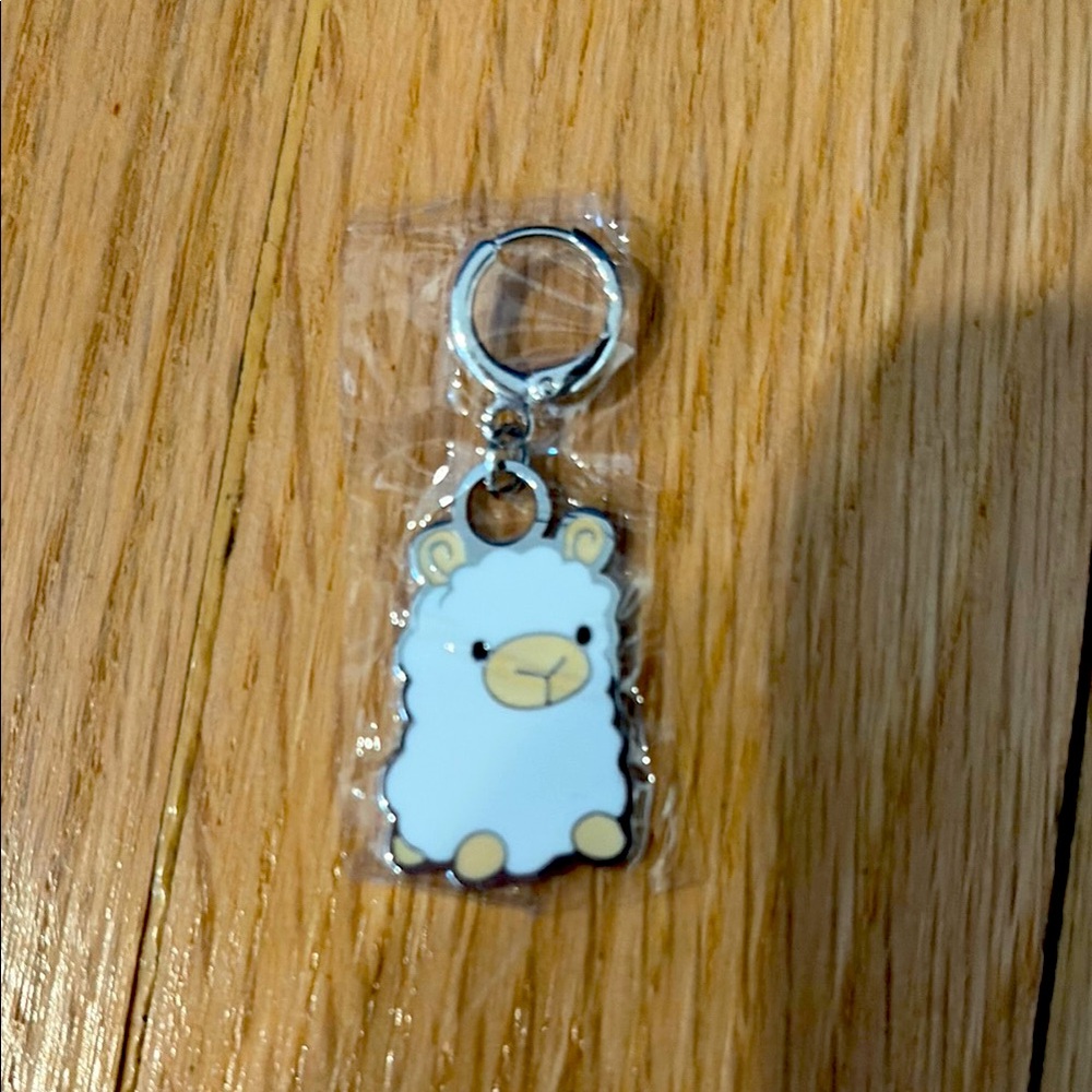 Gertrude the llama - the woobles bracelet charm